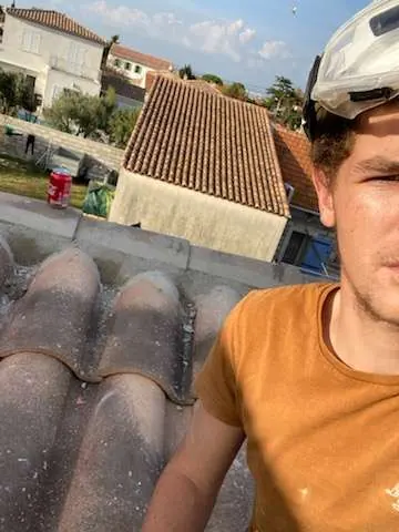 Chantier de couverture dans les Bouches-du-Rhône